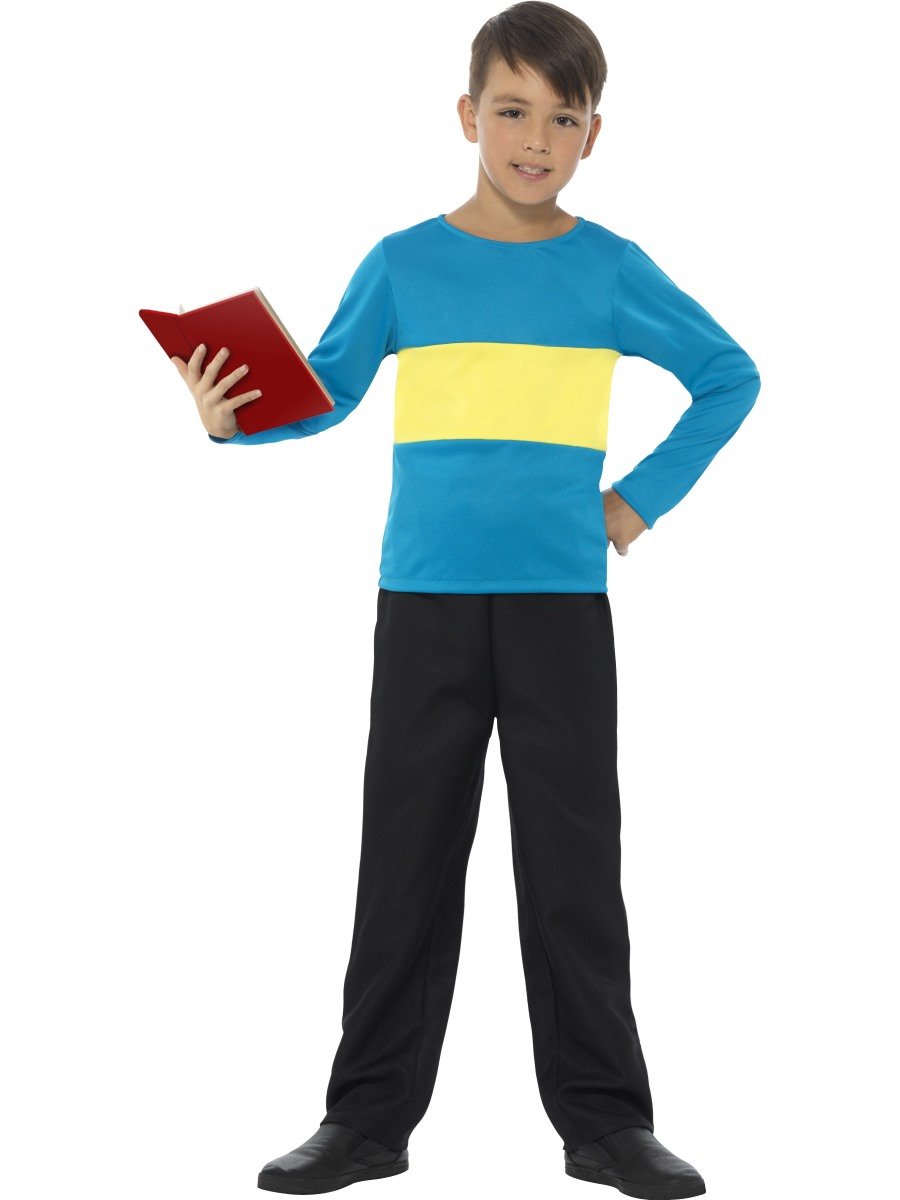 Jumper, Blue with Yellow Stripe, Blue & Yellow
