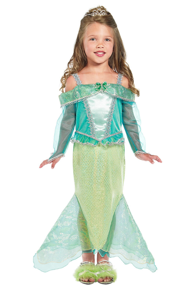 Mermaid Princess Costume, Green
