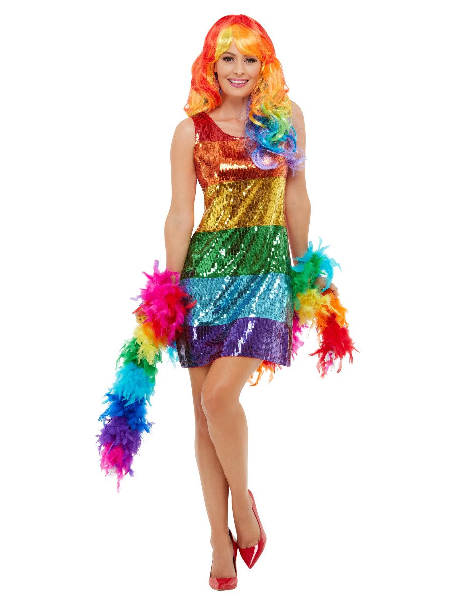 All That Glitters Rainbow Costume, Multi-Coloured