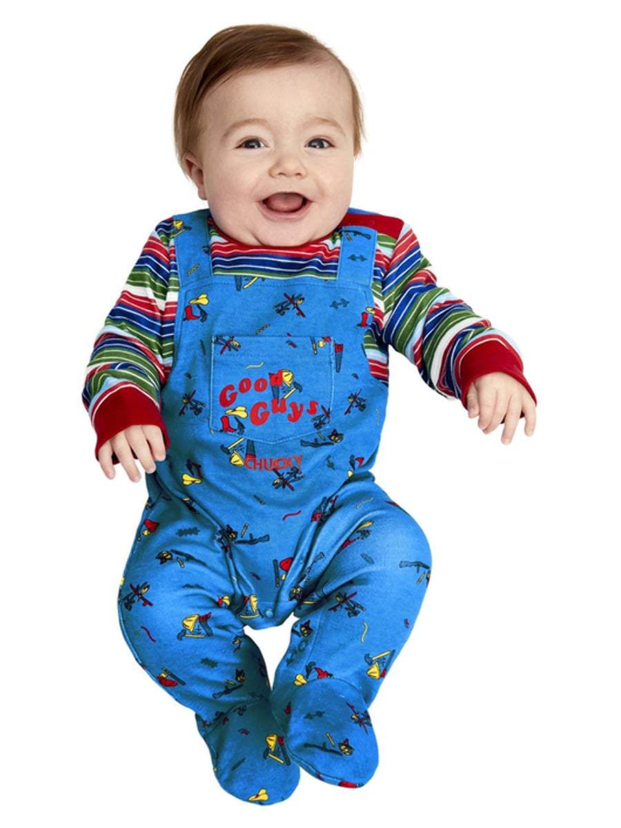 Chucky Baby Costume, Blue & Red
