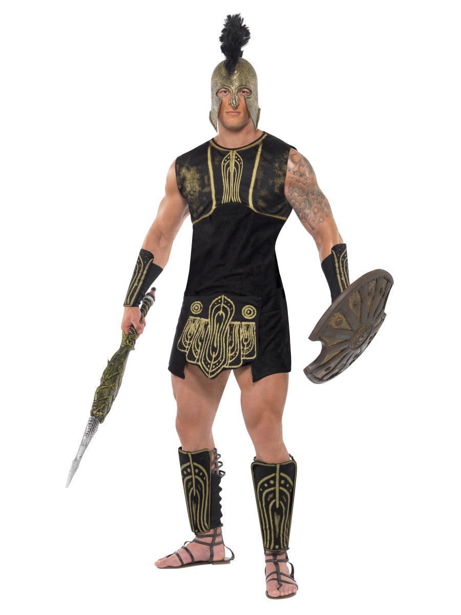 Achilles Kostüm (Schwarz)