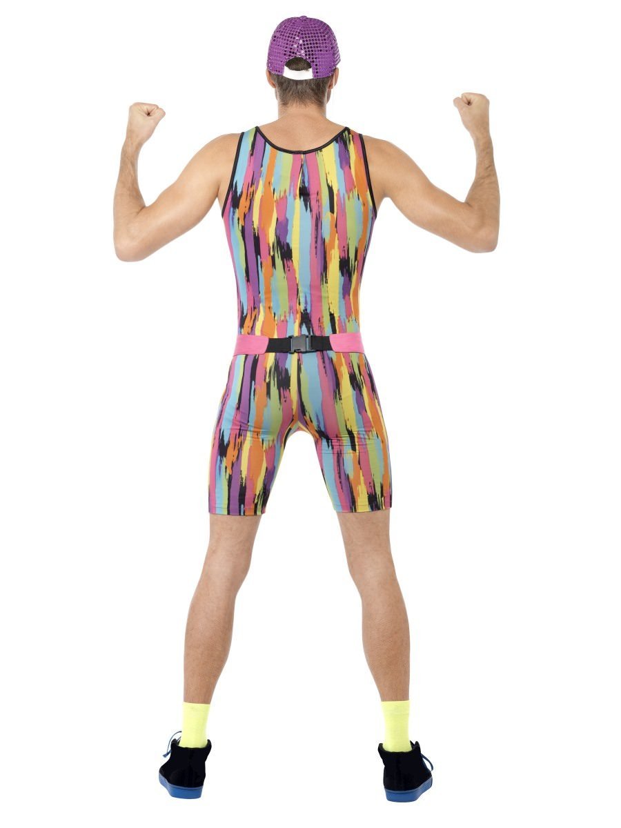 Aerobic-Trainerin Kostüm (mehrfarbig)