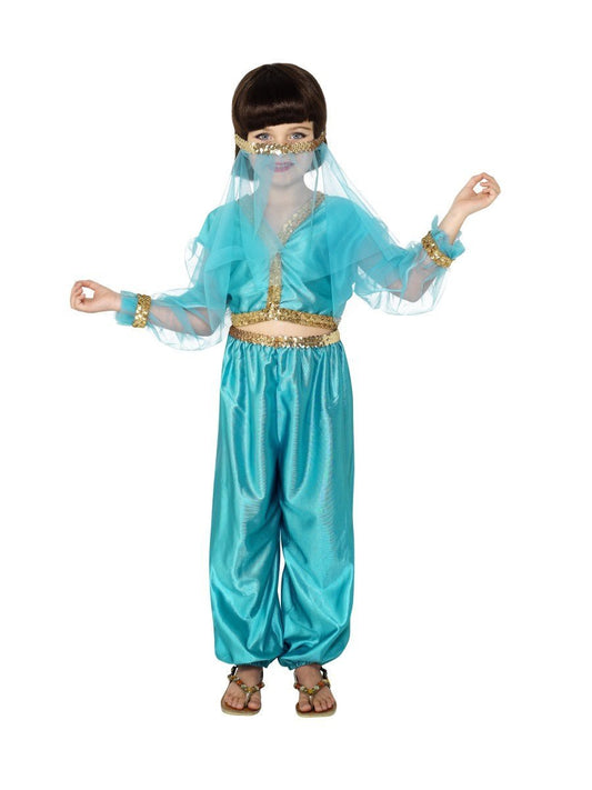 Arabische Prinzessin Kostüm (Blau)