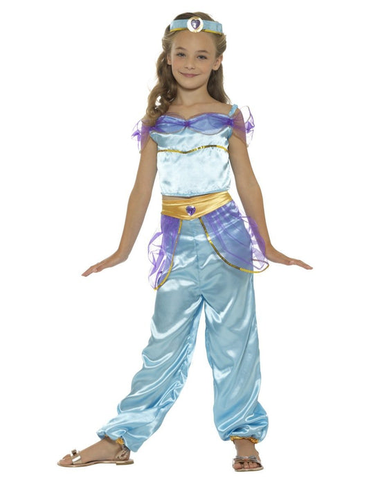 Arabisches Prinzessin Kostüm (Blau)