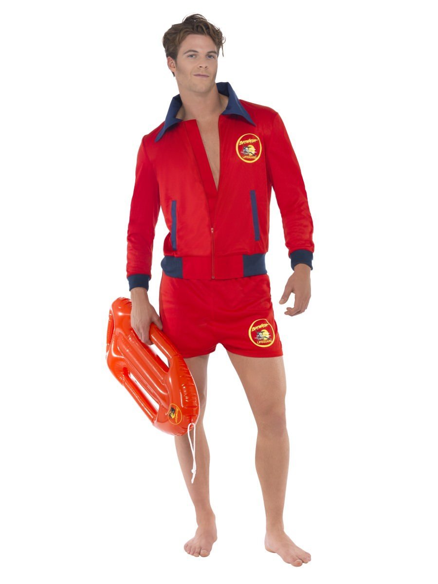 Baywatch Rettungsschwimmer Kostüm (Rot)