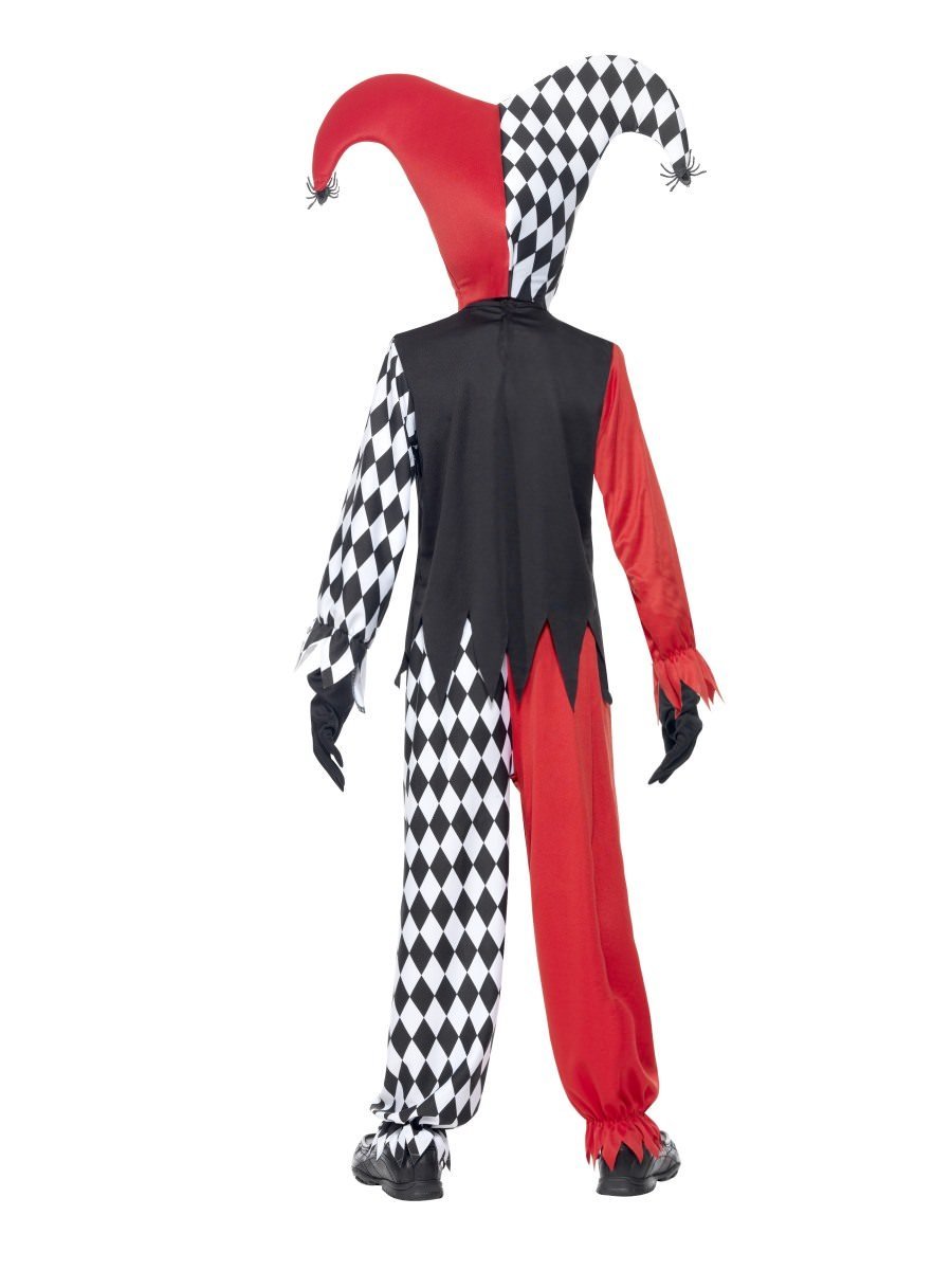 Blood Curdling Jester Costume, Black