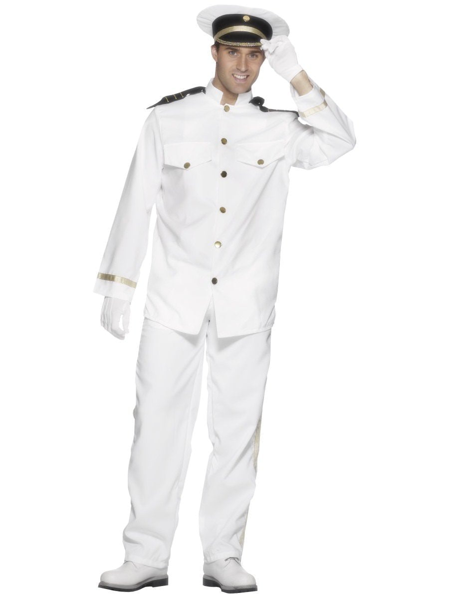 Kapitänskostüm (weiß)