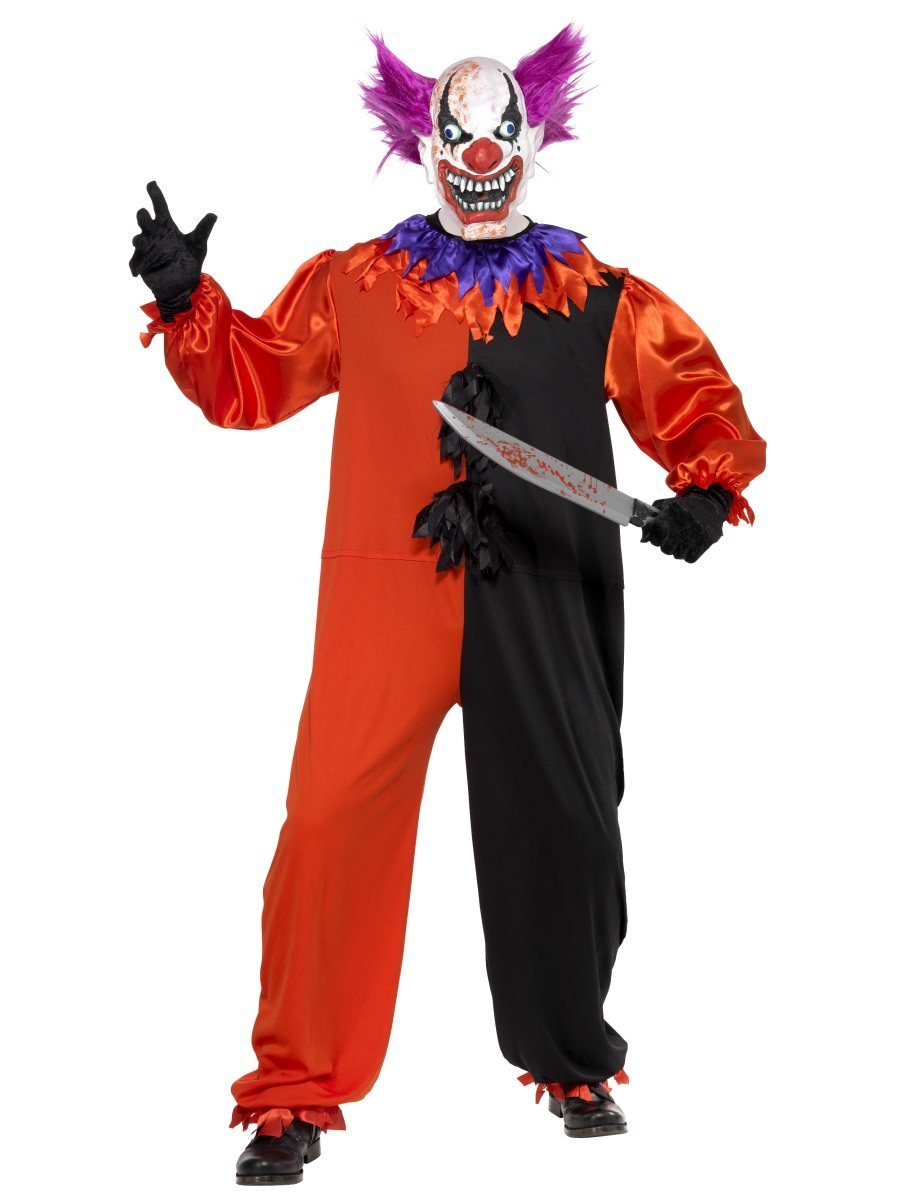 Cirque Sinister Scary Bo Bo the Clown Costume, Red