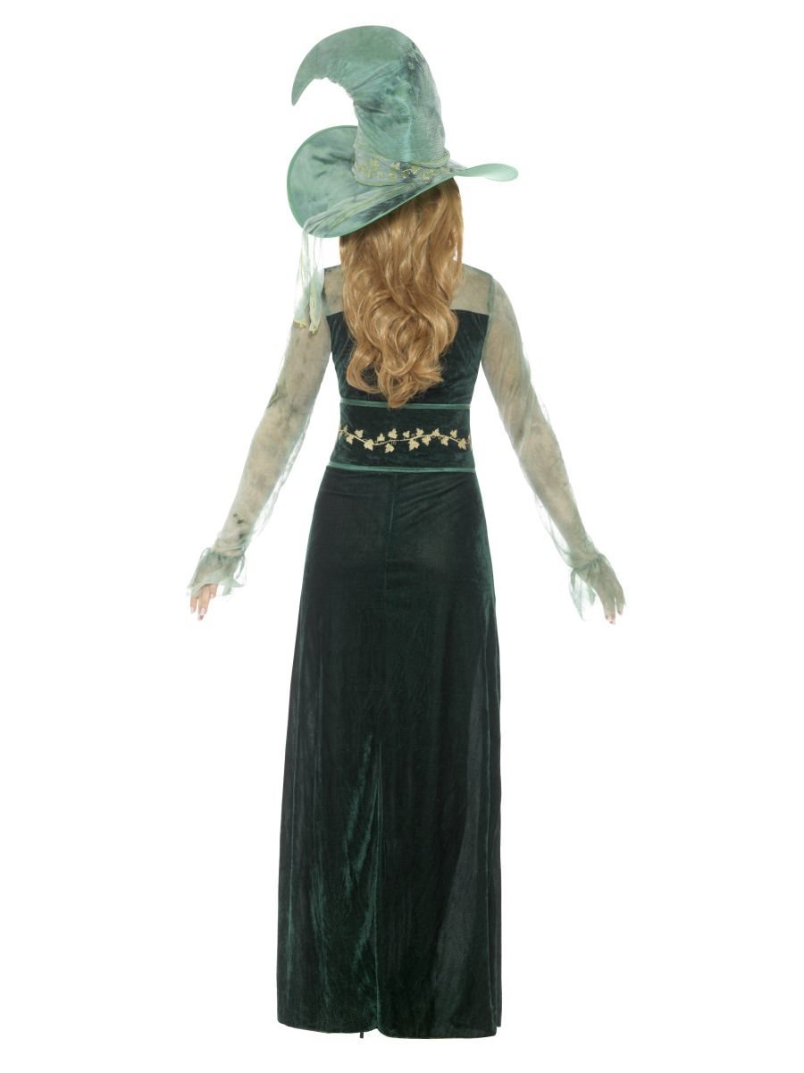 Deluxe Emerald Witch Costume, Green