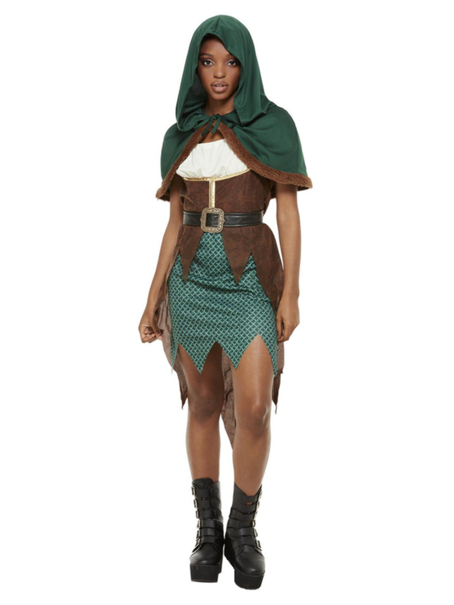 Deluxe Forest Archer Costume, Green