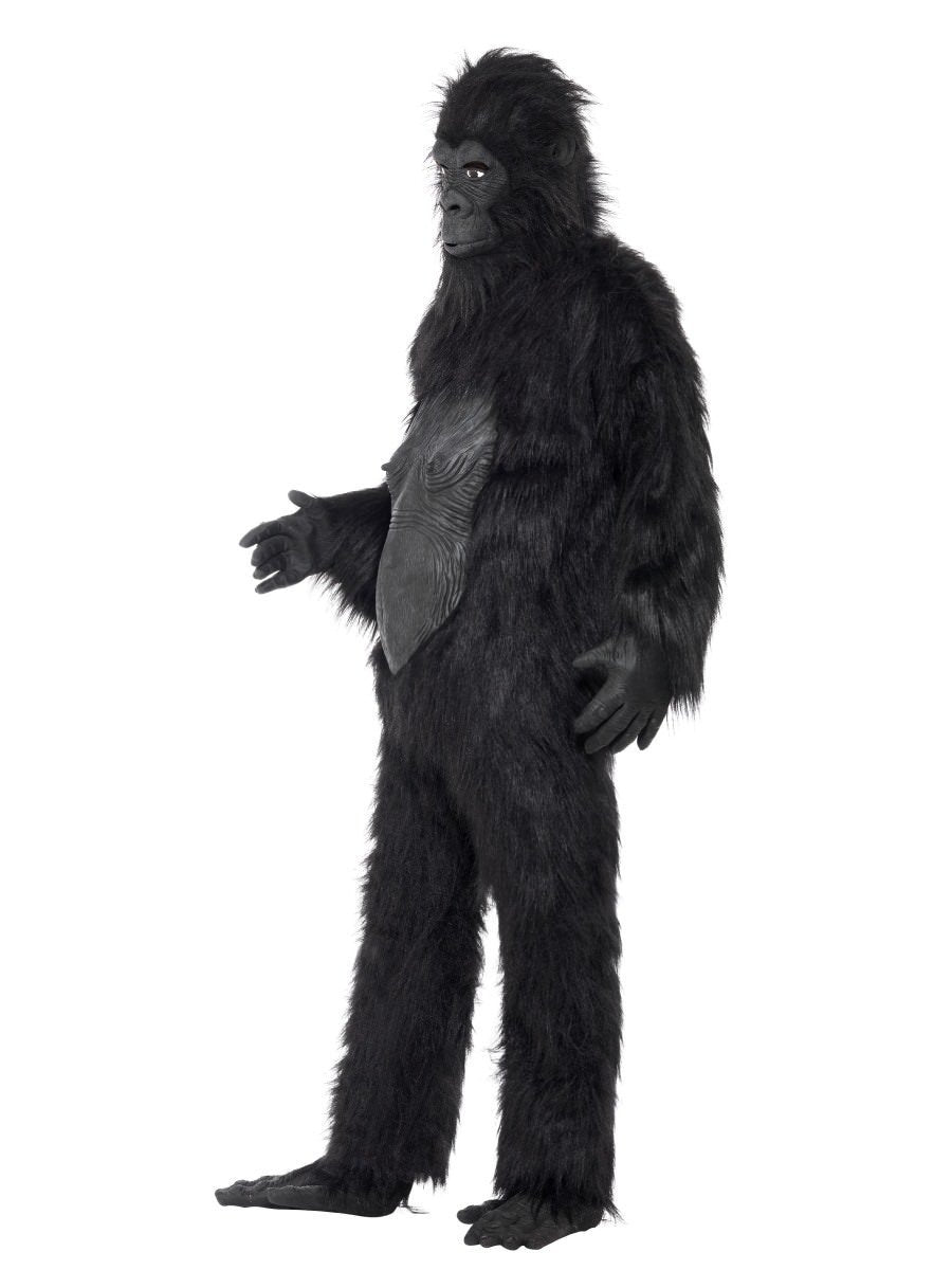 Deluxe Gorilla Kostüm (Schwarz)