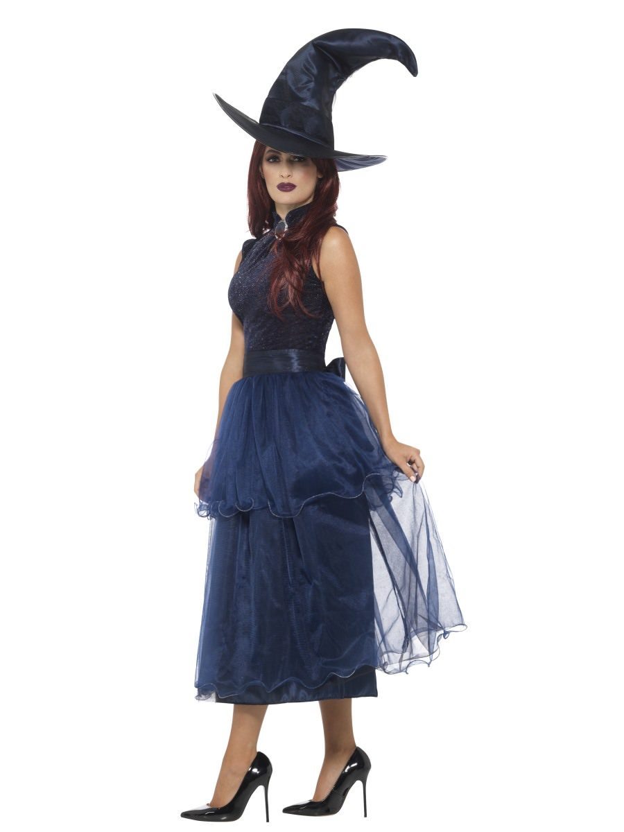 Deluxe Midnight Witch Costume, Blue