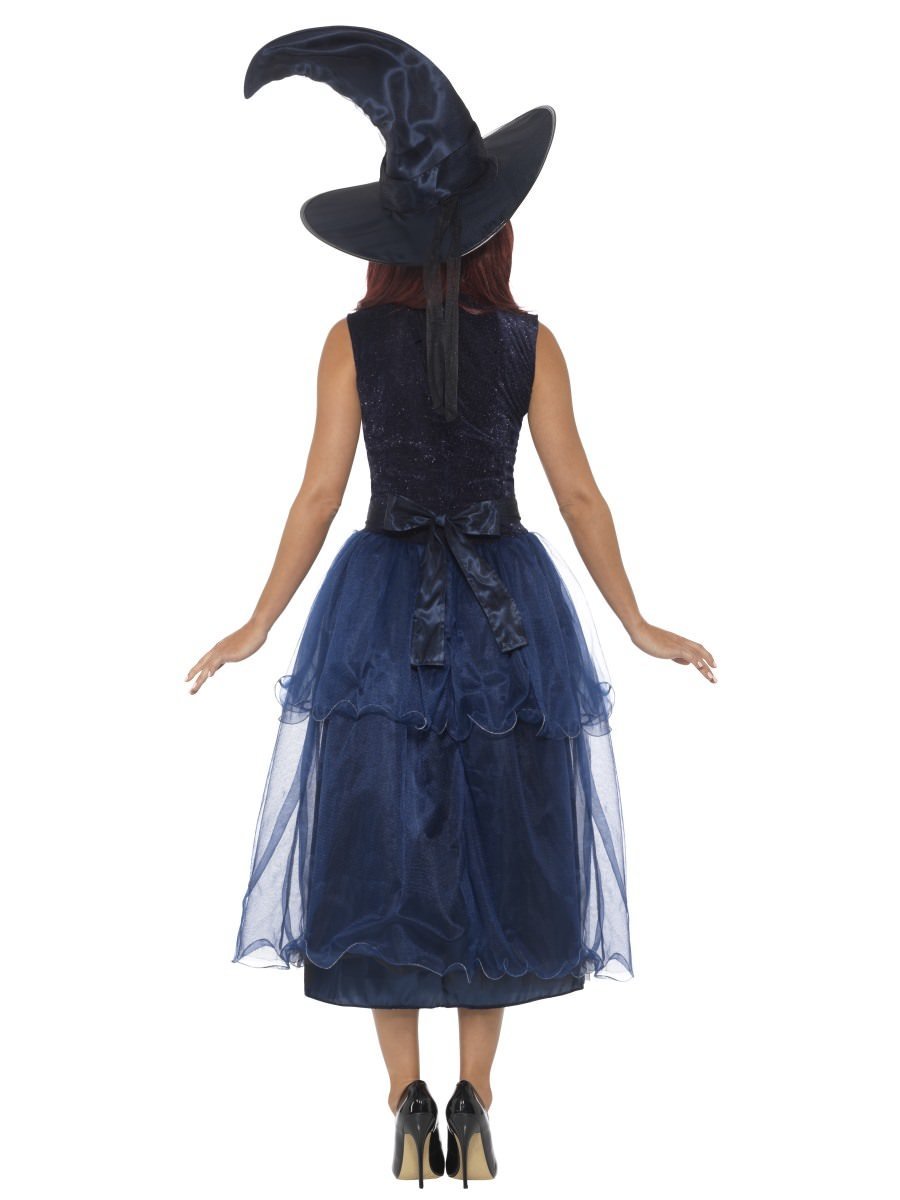 Deluxe Midnight Witch Costume, Blue