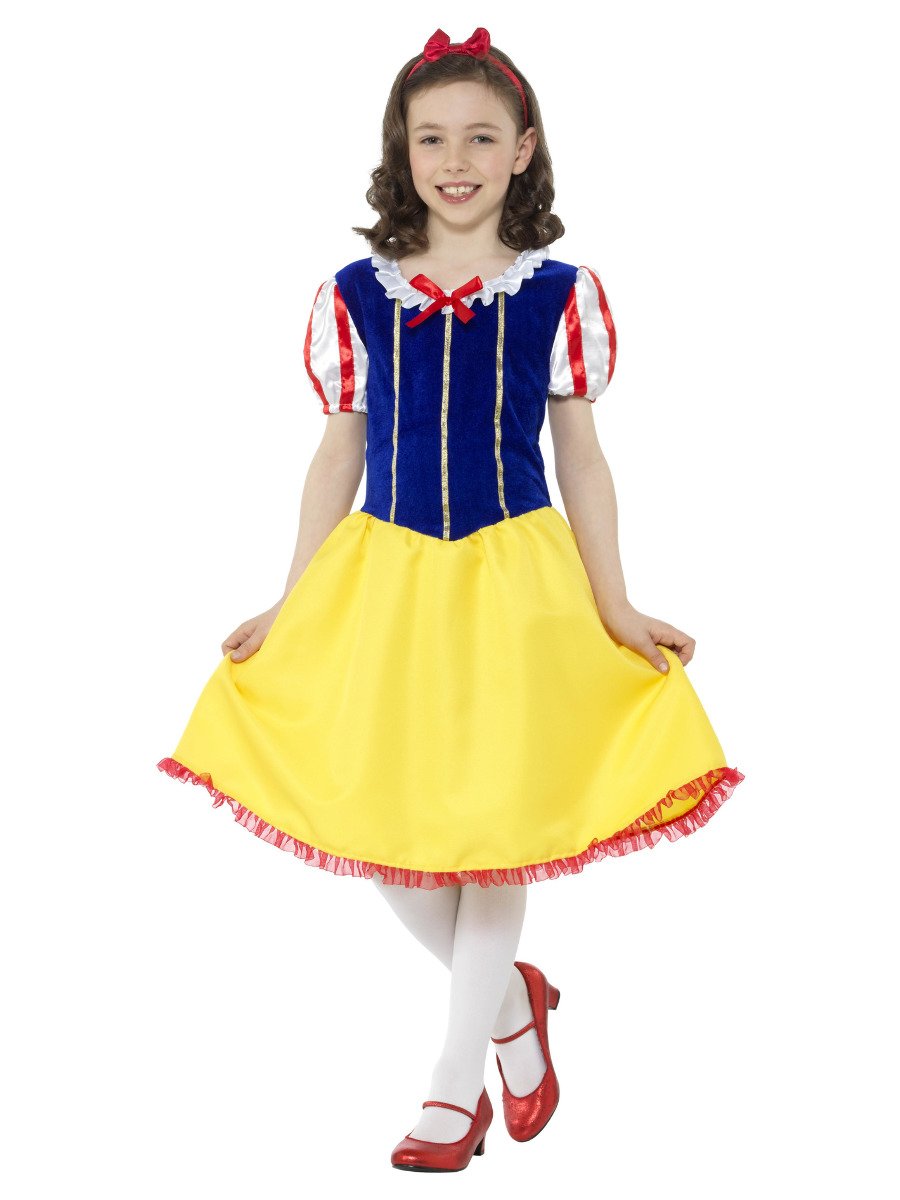Deluxe Princess Snow Girl Costume, Multi-Coloured