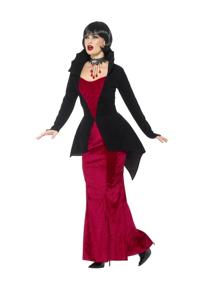 Deluxe Regal Vampiress Costume, Red