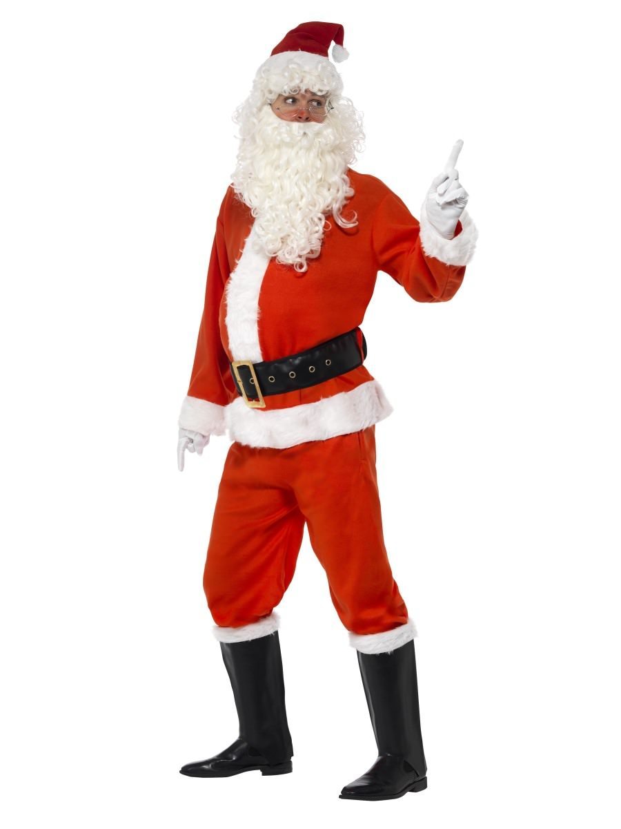 Deluxe Santa Costume, Red