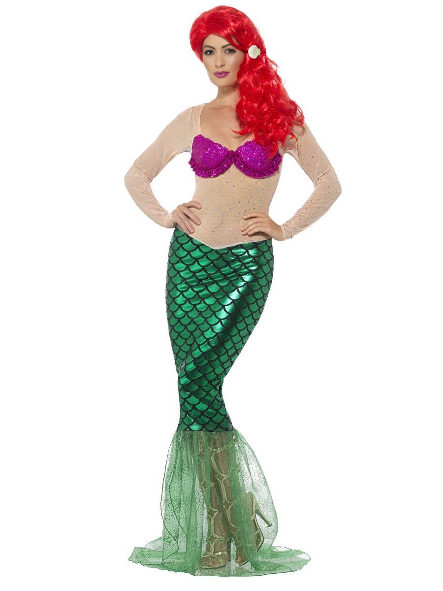 Deluxe Sexy Mermaid Costume, Green
