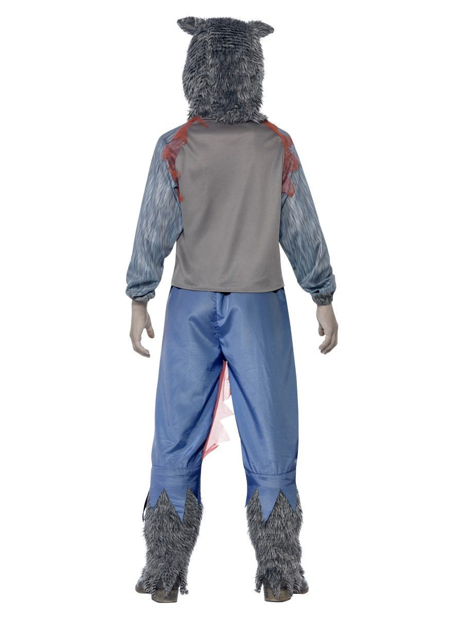 Deluxe Wolf Warrior Costume, Grey