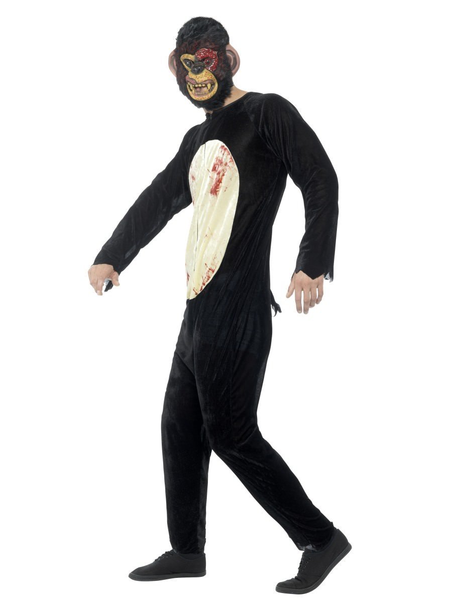 Deluxe Zombie Chimp Costume, Black