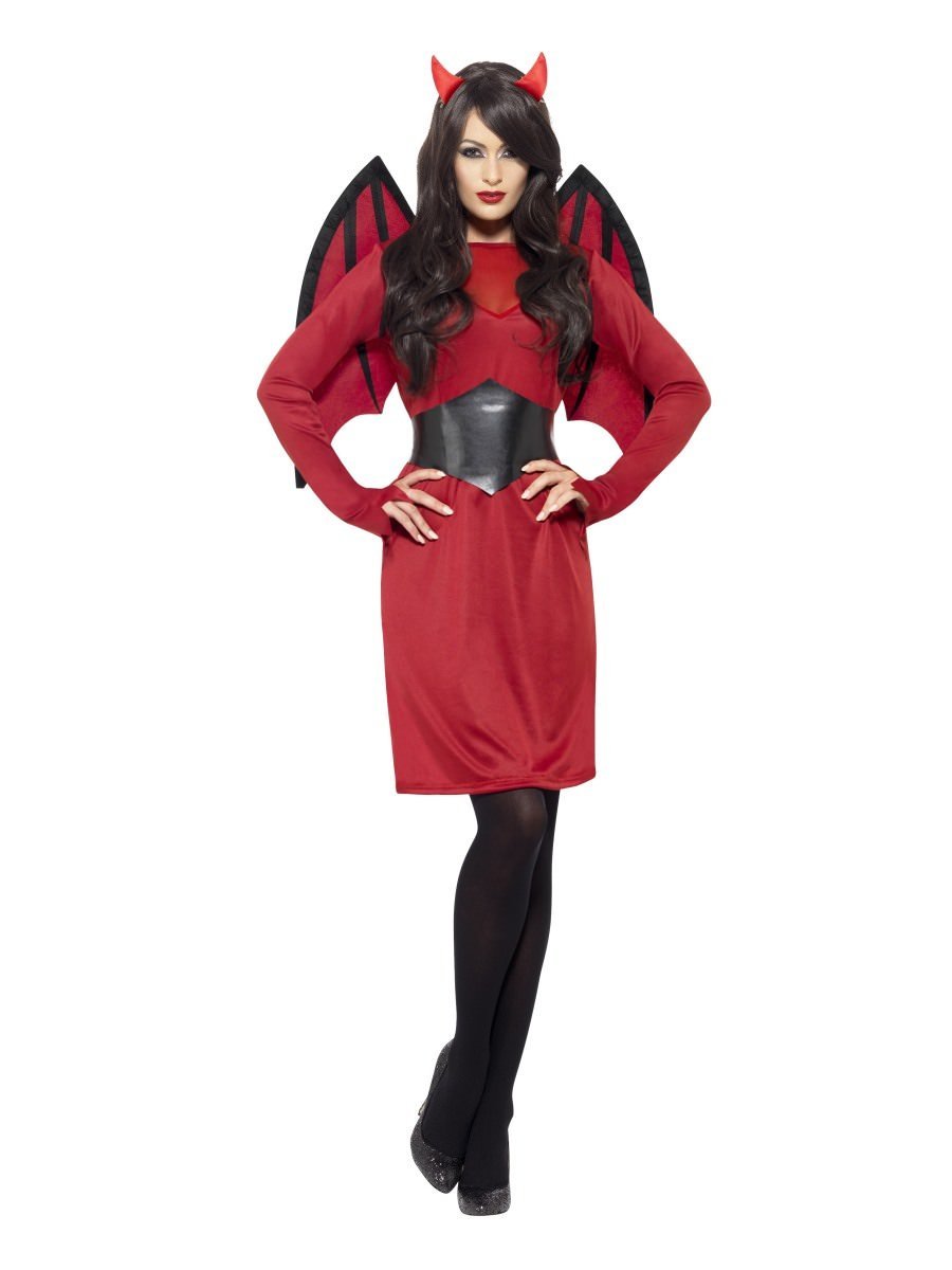 Economy Devil Costume, Red
