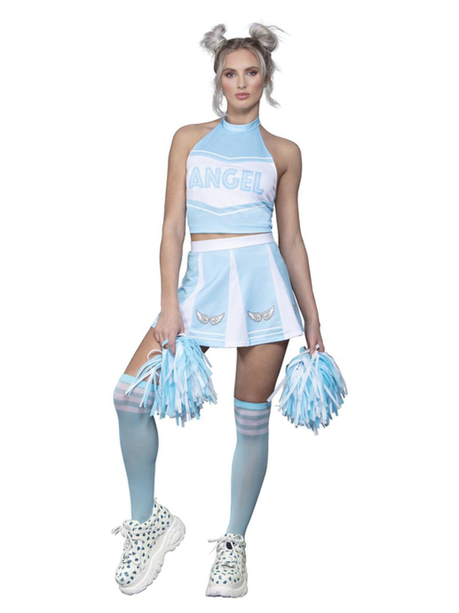 Fever Angel Cheerleader Costume, Blue