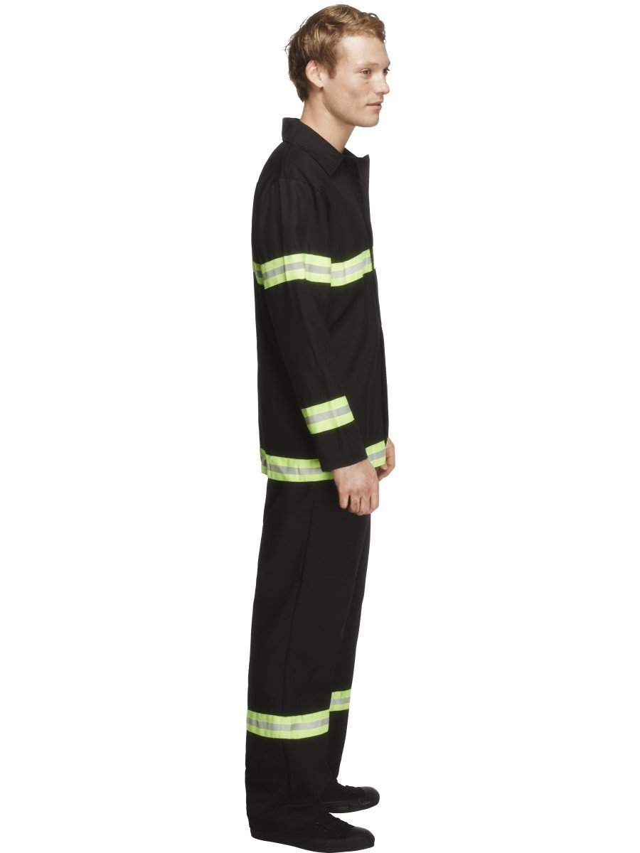 Fever Fireman Costume, Black
