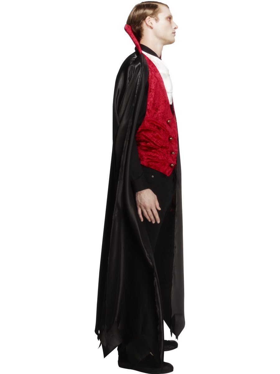 Fever Vampire Costume, Black & Red