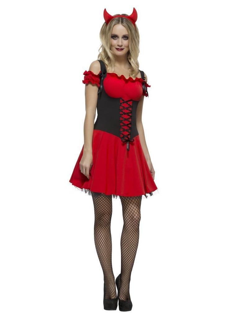 Fever Wicked Devil Costume, Red