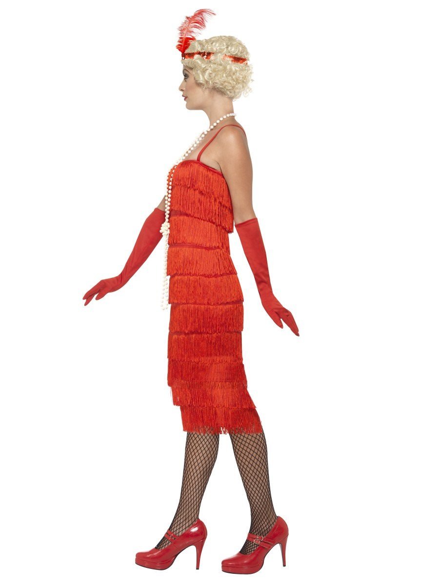 20er Jahre - Rotes Flapper Kostüm