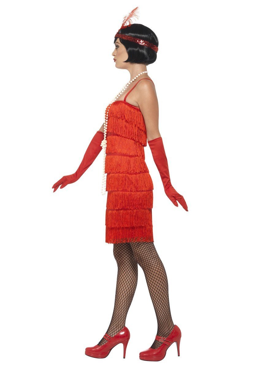 20er Jahre Flapper Kostüm (Rot)