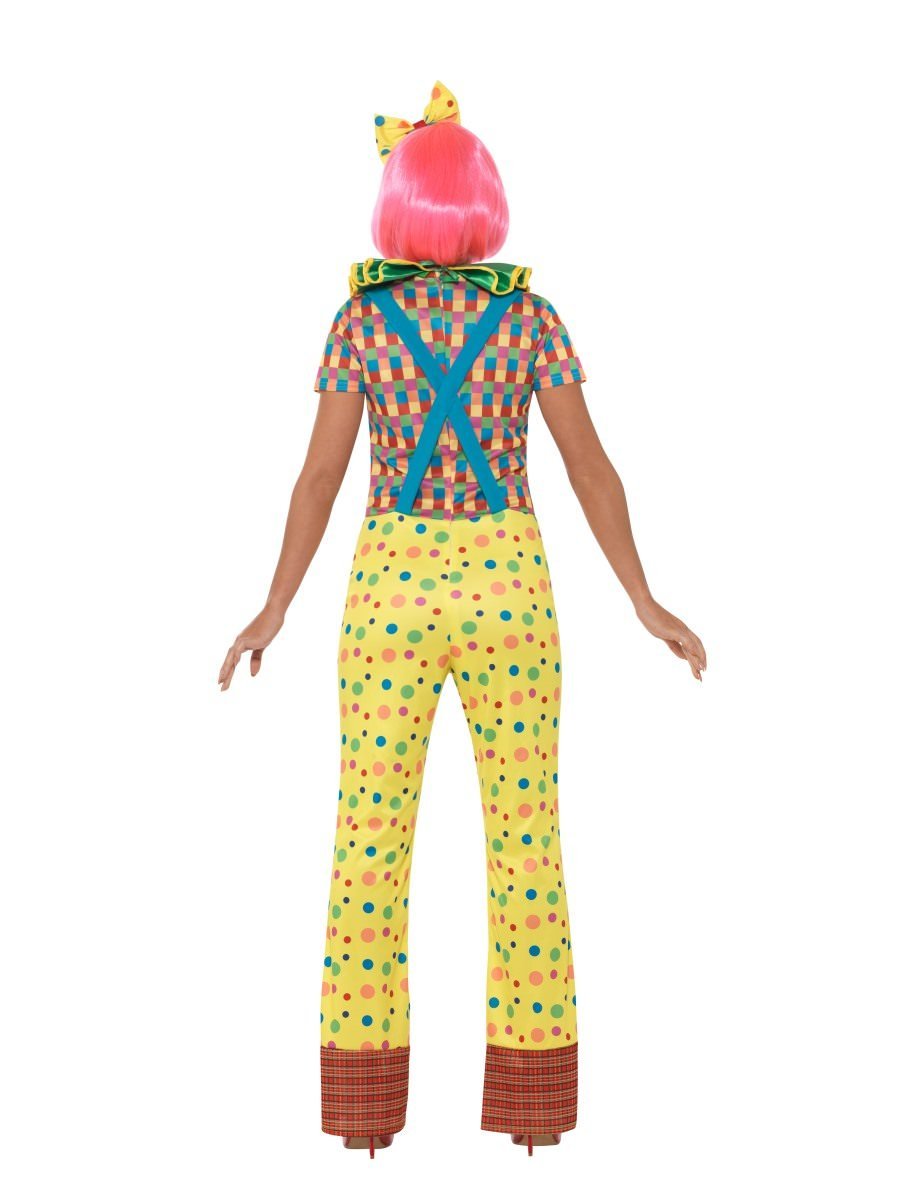 Giggles The Clown Lady Costume, Multi-Coloured