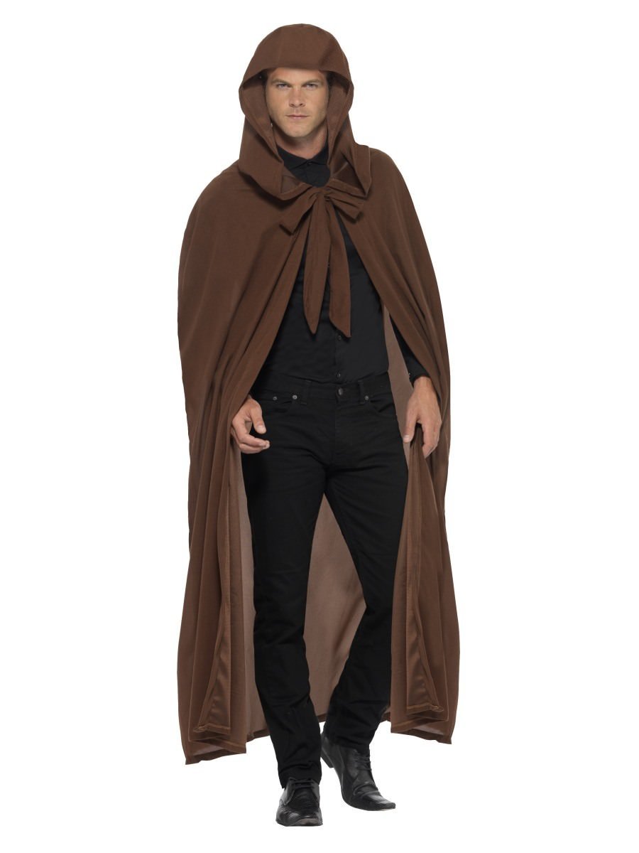 Gravekeeper Hooded Cloak, Brown
