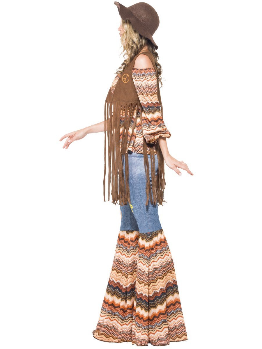 Harmony Hippie Costume, Multi-Coloured