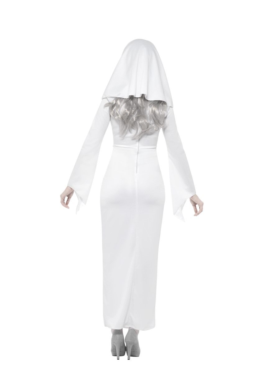 Haunted Asylum Nun Costume, White