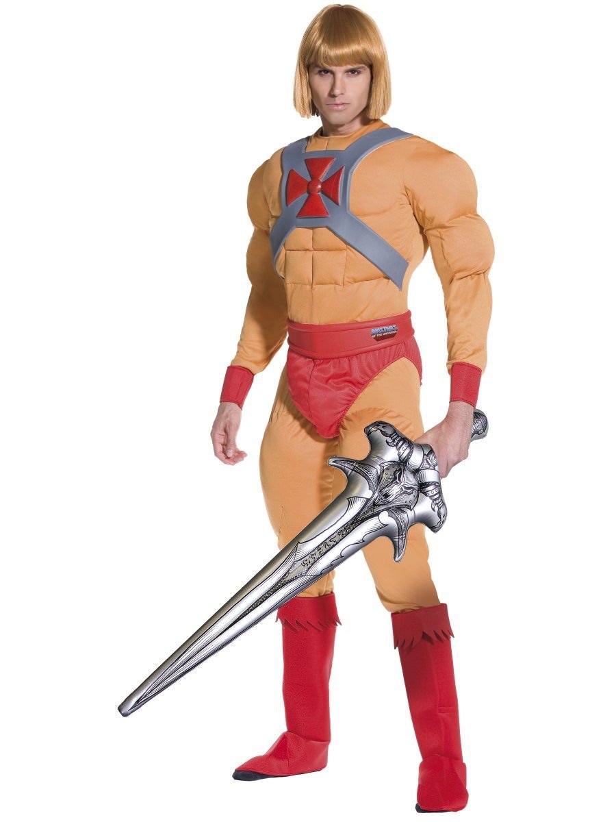 He-Man/Prince Adam Muscle Costume, Beige
