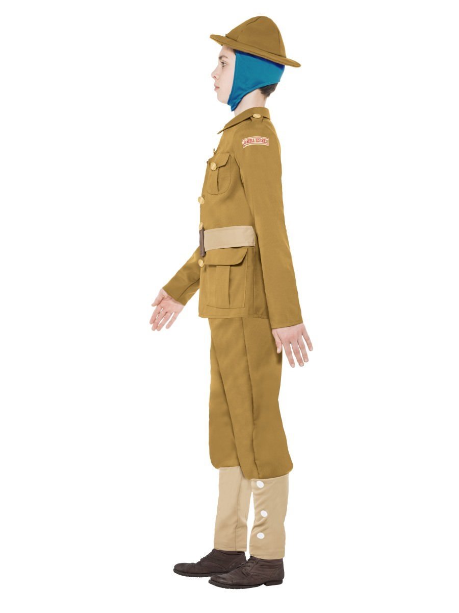 Horrible Histories WWI Boy Costume, Green