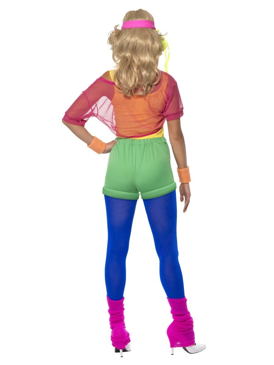Let's Get Physical Girl Costume, Multi-Coloured