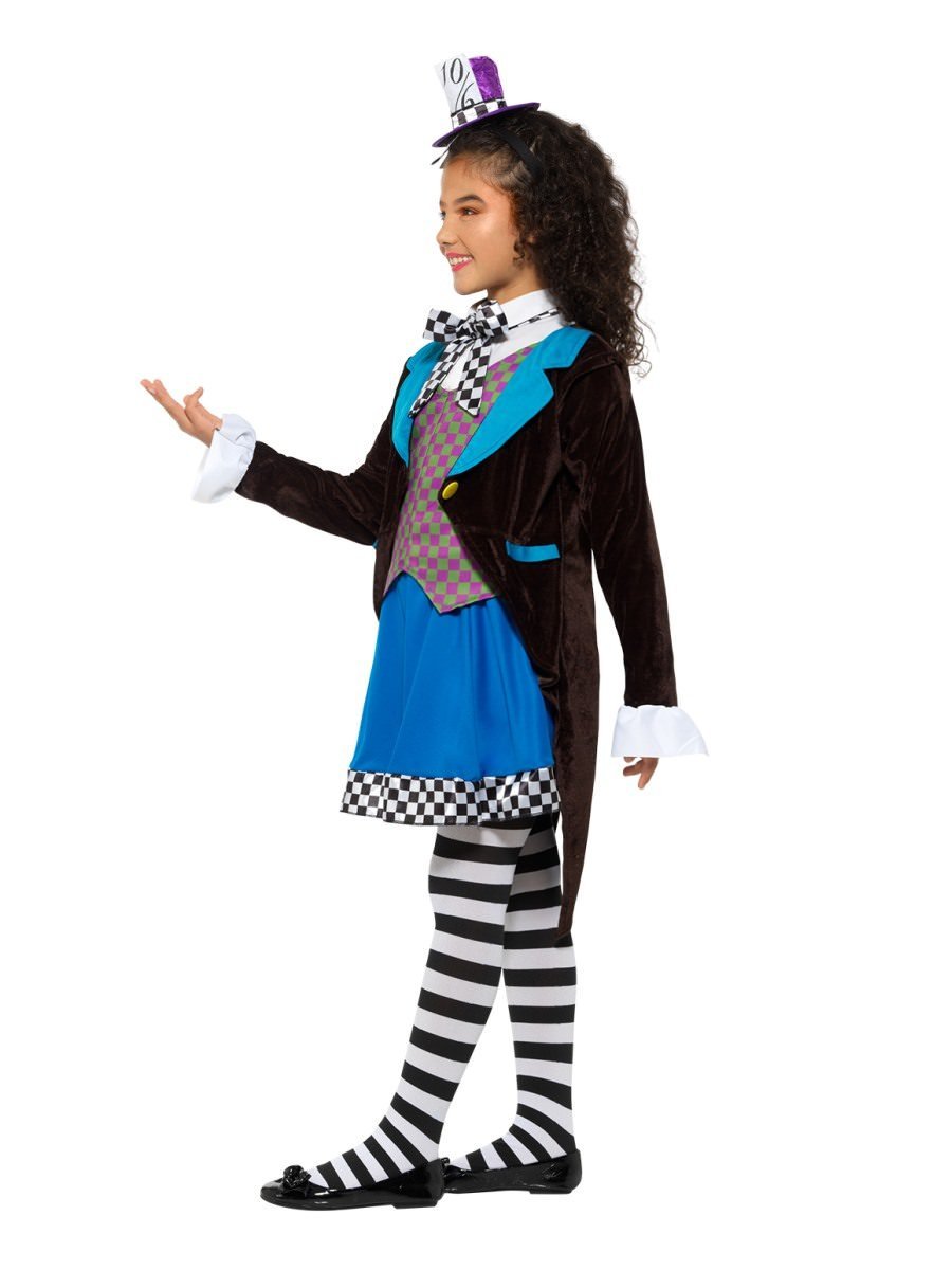 Deluxe Little Miss Hatter Costume, with Dress, Mul