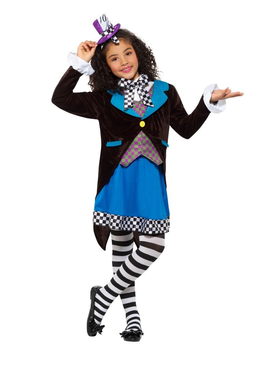 Deluxe Little Miss Hatter Costume, with Dress, Mul