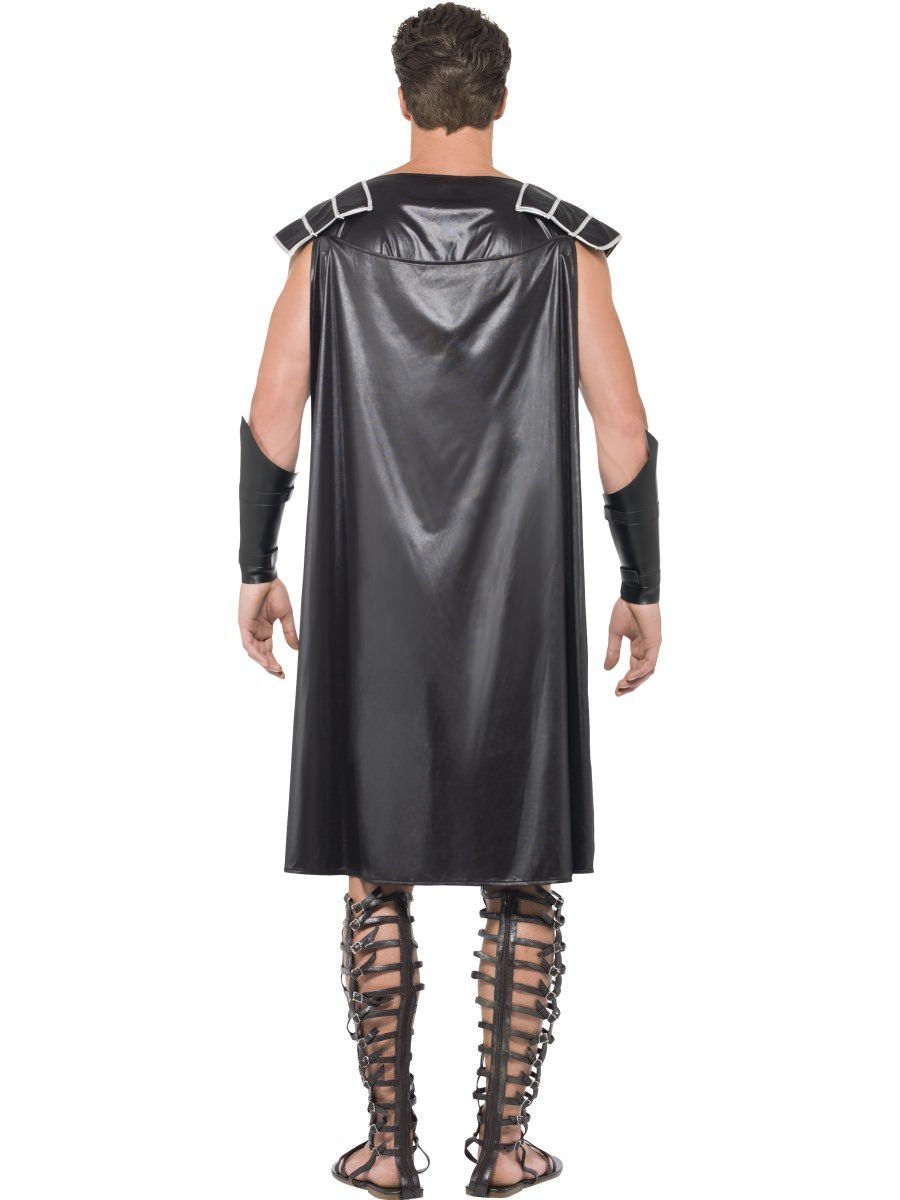 Male Dark Gladiator Costume, Black