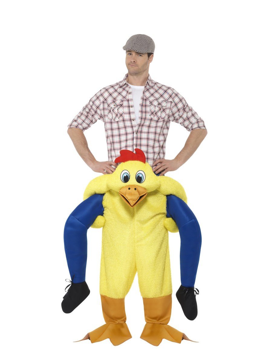 Huckepack/Piggyback Chicken Kostüm (Gelb)