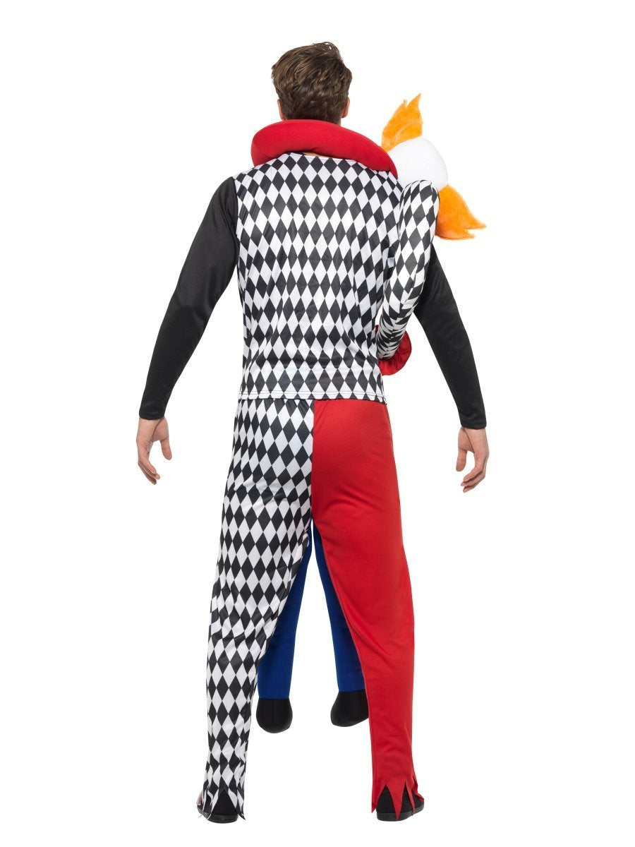 Huckepack/Piggyback Kidnap Clown Kostüm