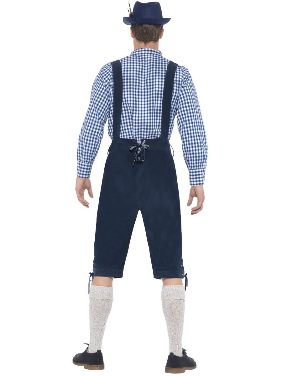 Deluxe Traditional Rutger Bavarian Costume, Blue