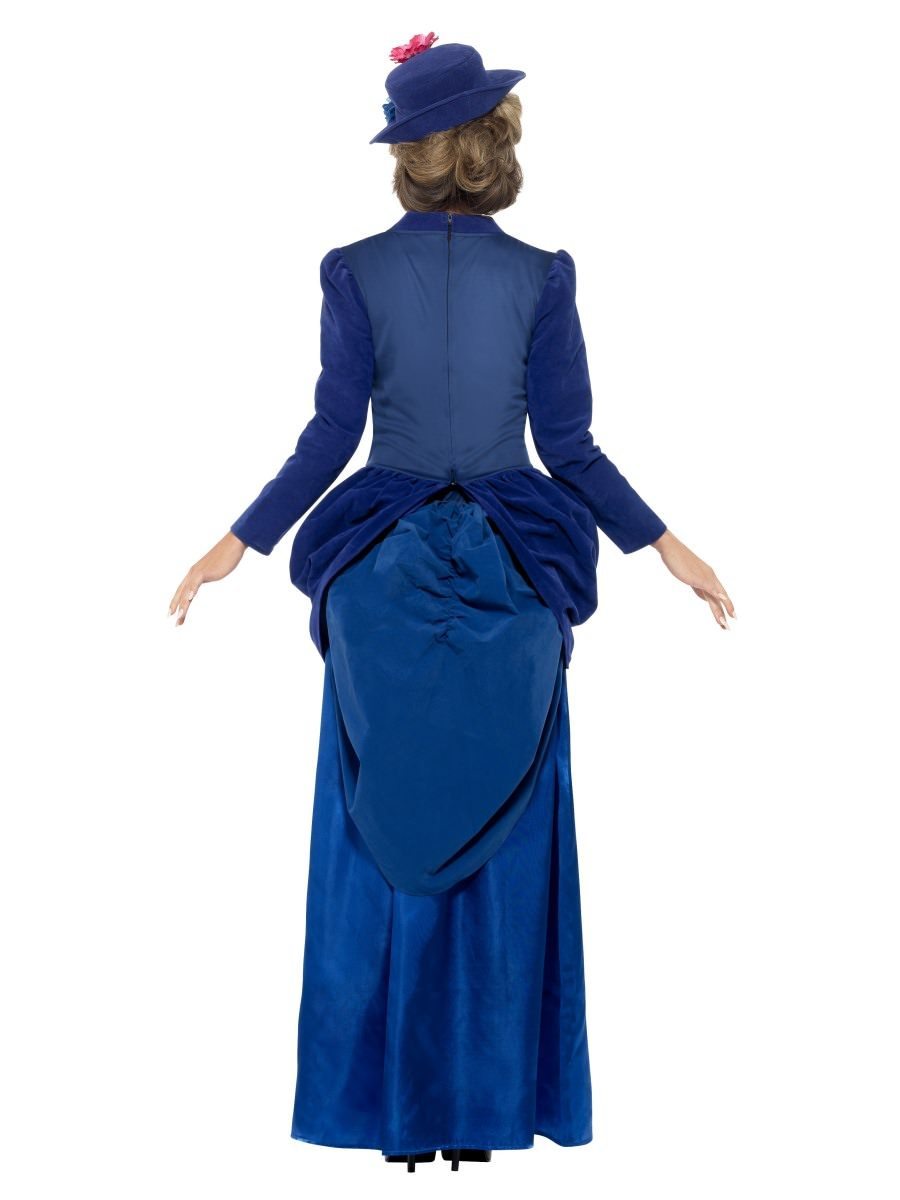 Deluxe Victorian Vixen Costume, Blue